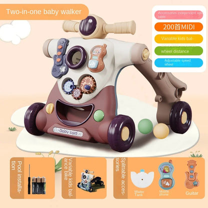 LazyChild 3-in-1 Baby Walker Trolley