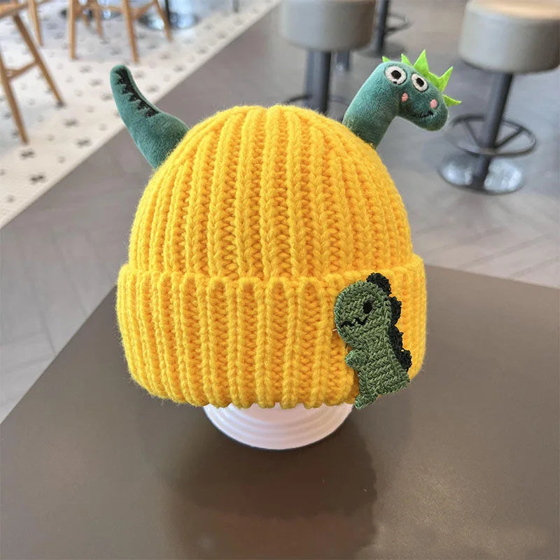Cappello invernale in maglia 3D per bambini