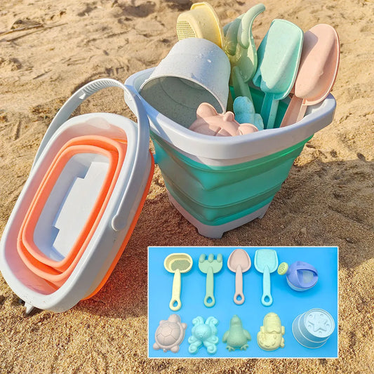 Juego de juguetes de arena y agua de playa