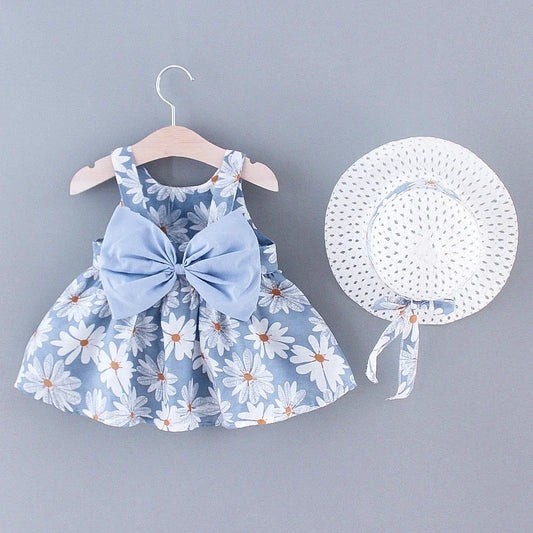 Summer New Girls Dress Floral