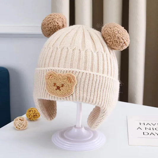 Cappello invernale per orso a maglia