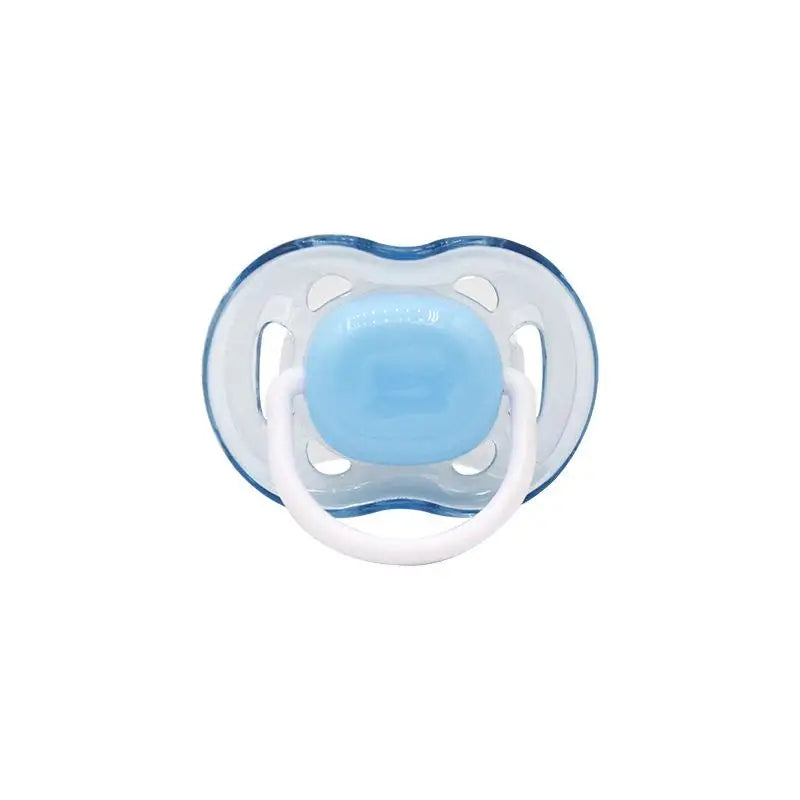 Ciuccio in silicone monopezzo traslucido