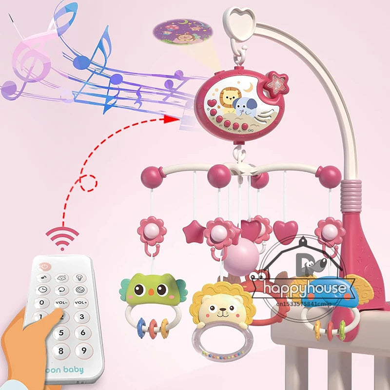 Móvil de cuna de bebé musical