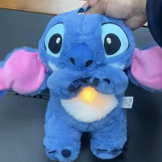 Muñeca de peluche de puntada con música de iluminación