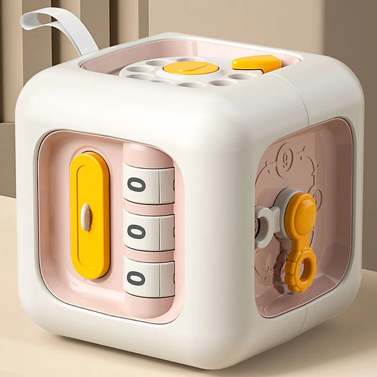 Juguete de cubo sensorial ocupado