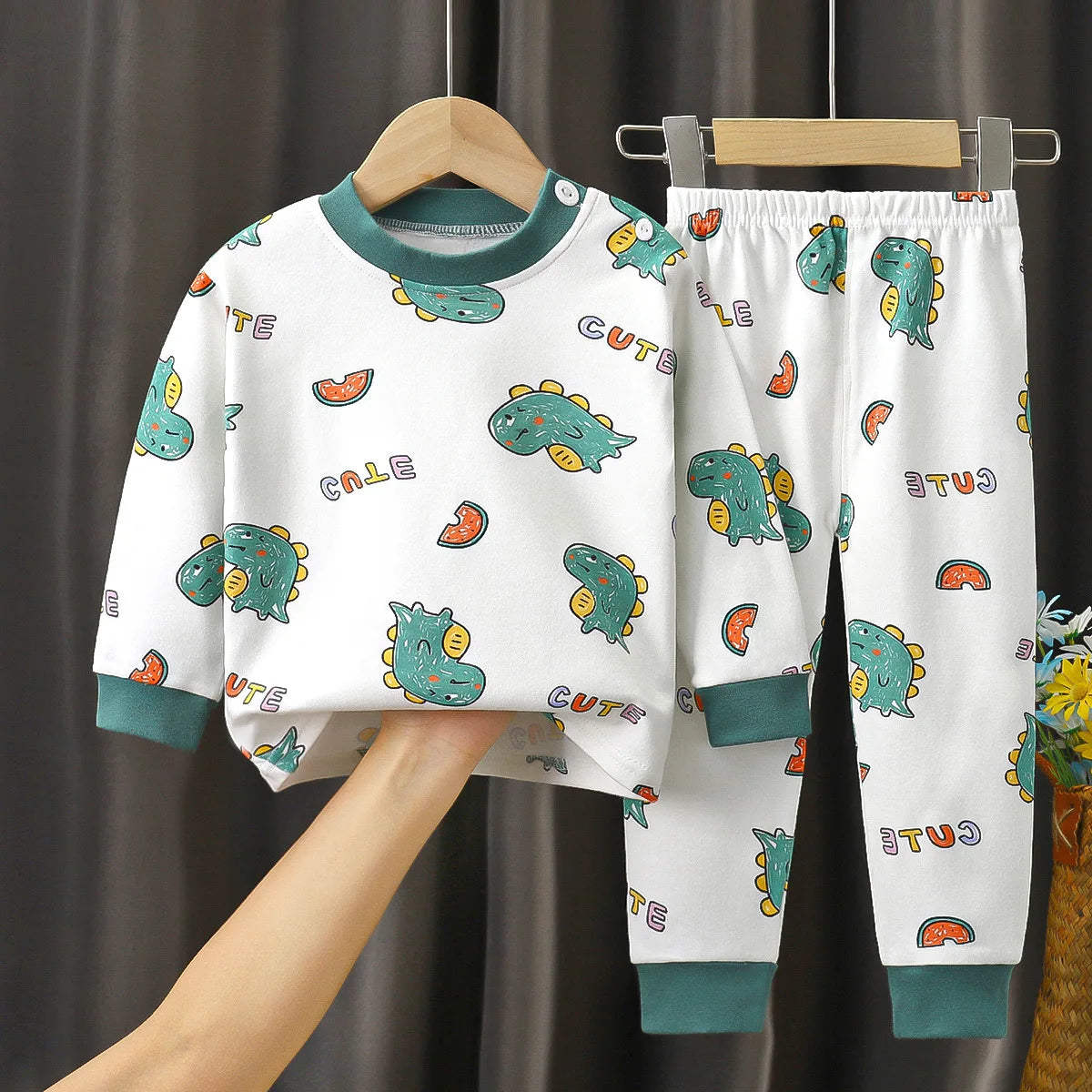 Set de pijama festivo de Santa & Tree