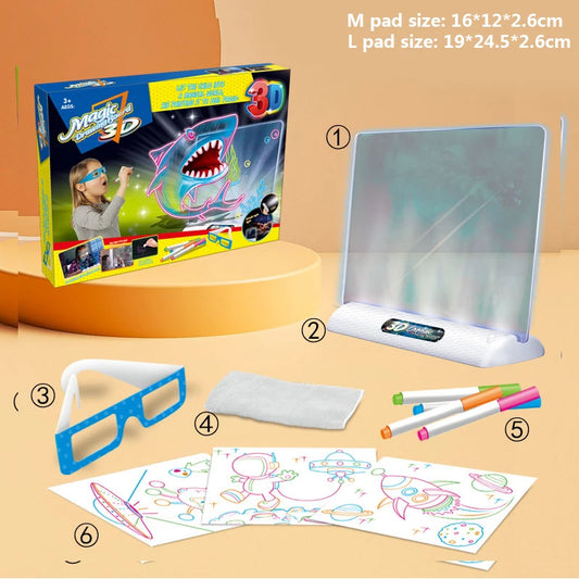 Set di tavolo da disegno magico 3D