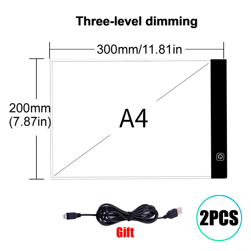 PAD LIGHT LED per il disegno