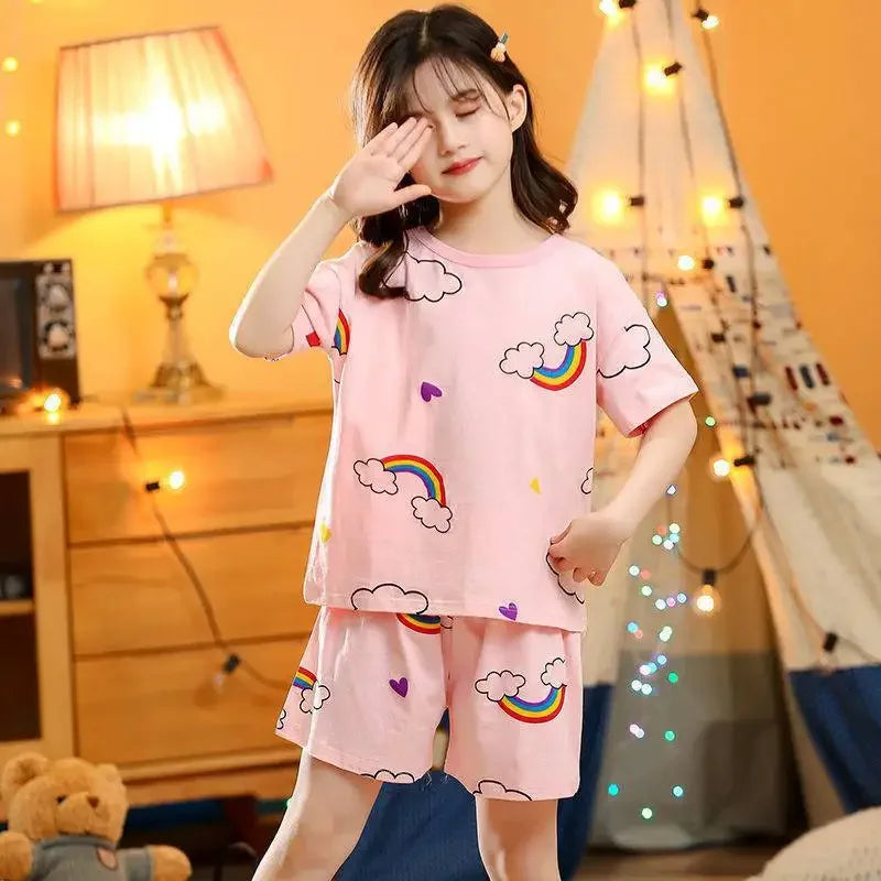 Set de pijama de autos de dibujos animados