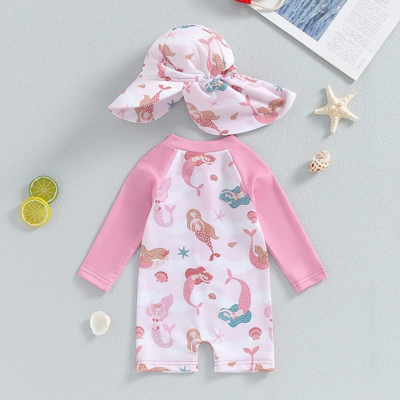Set di costumi da bagno della bambina 