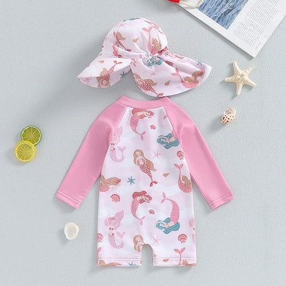 Set di costumi da bagno della bambina 