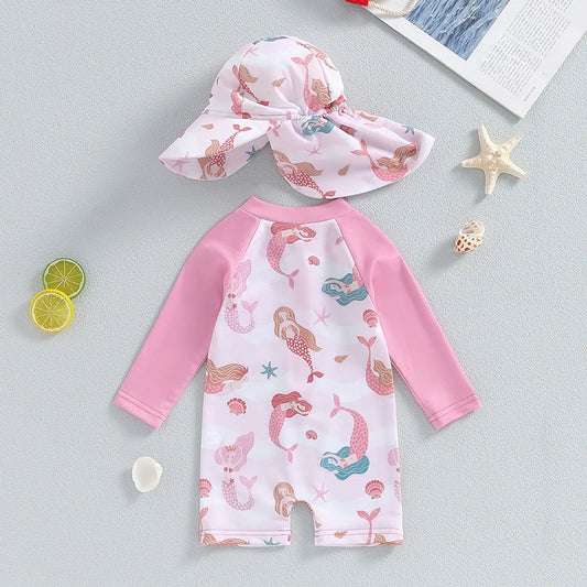 Set di costumi da bagno della bambina 