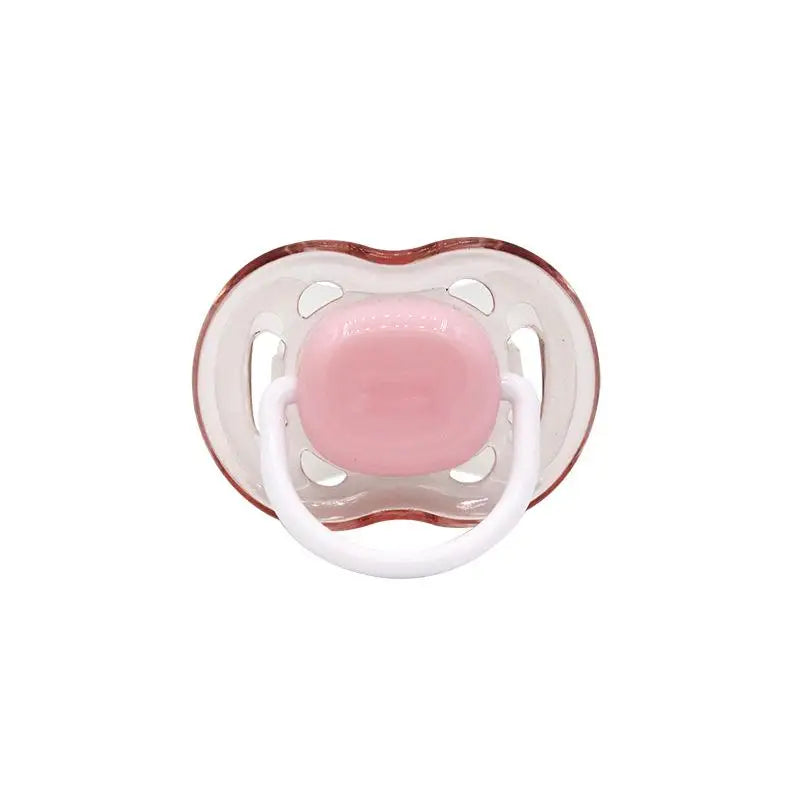 Ciuccio in silicone monopezzo traslucido