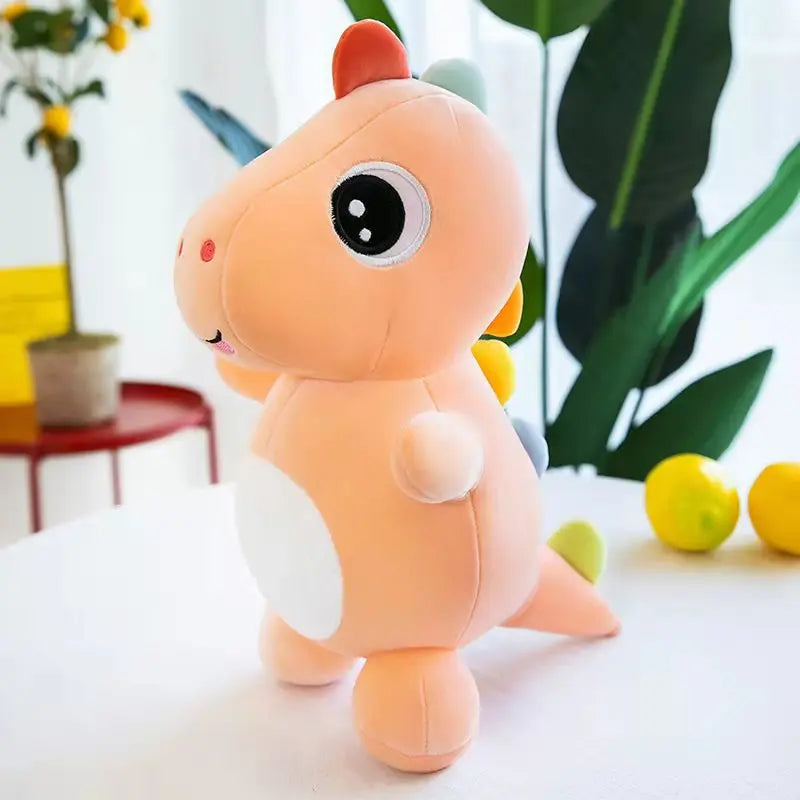 Simpatico giocattolo di peluche di dinosauro