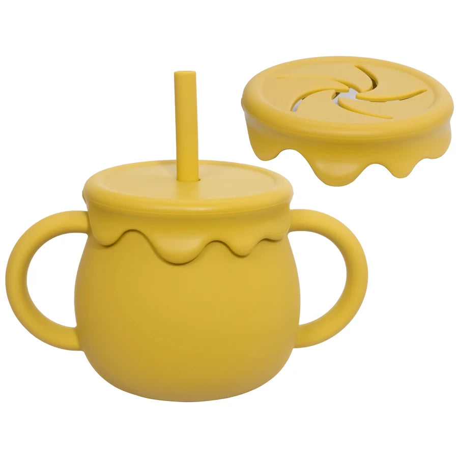 Colección de taza colorida con patrocinio de olas