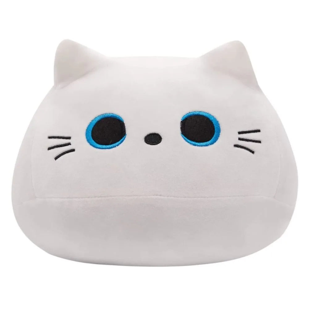 Cuscini di peluche con gatto rotondo