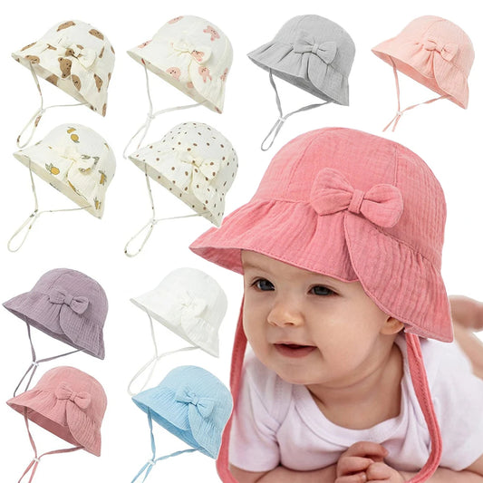 Cappello da sole a prua di cotone morbido