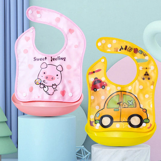 Set di bavaglini in silicone carino