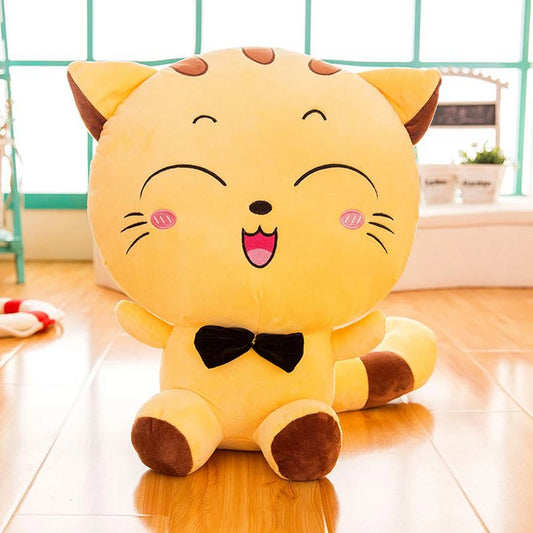 Grande peluche con gatto con papillon 