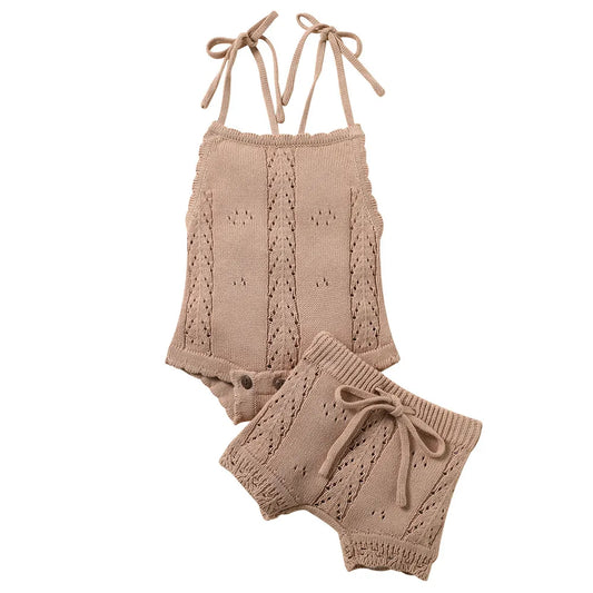 Set da bambino a maglia accogliente