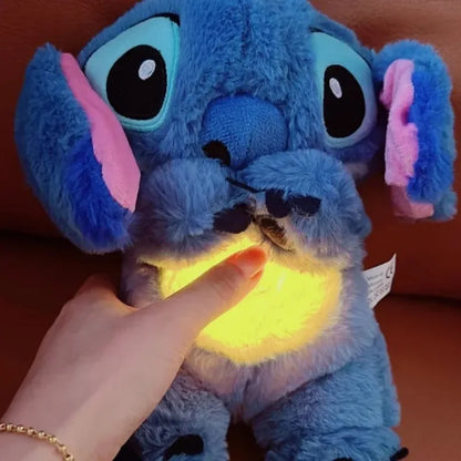 Muñeca de peluche de puntada con música de iluminación