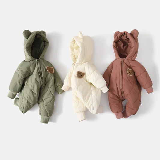 Baby Winter Supsuit con capucha 