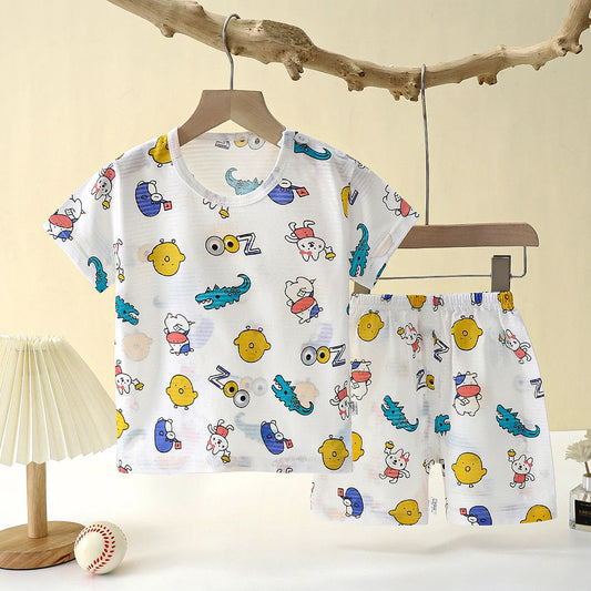 Pajama de impresión lúdico para niños