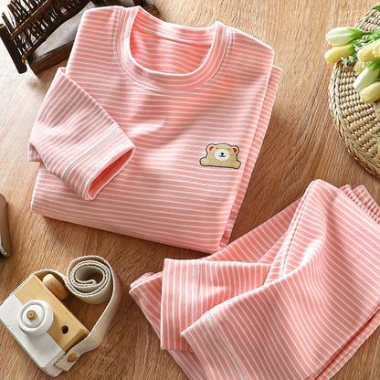 Set de pijama de confort a rayas