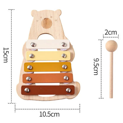 Set di strumenti musicali per bambini in legno