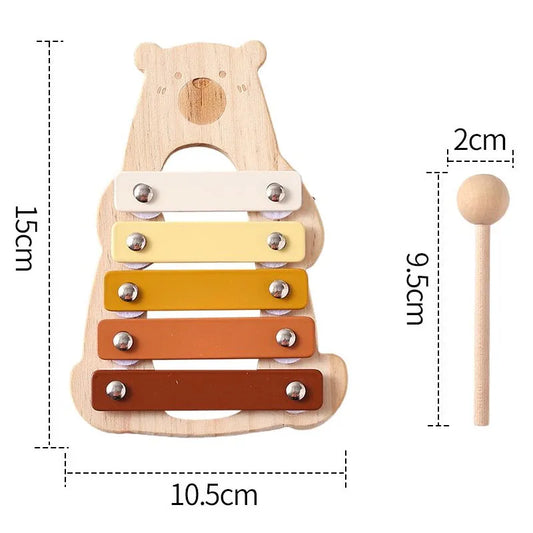 Set di strumenti musicali per bambini in legno