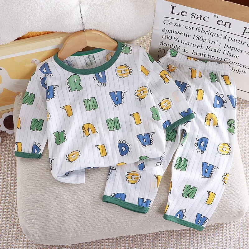 Set di pigiama per bambini con stampa orso