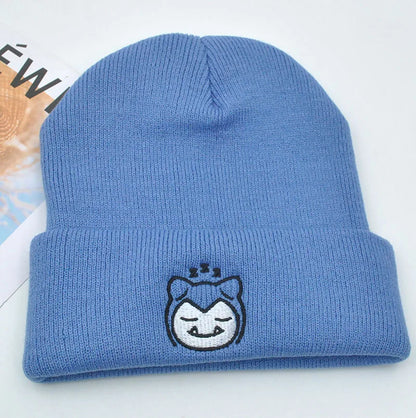 Beanie giocose a maglia da cartone animato