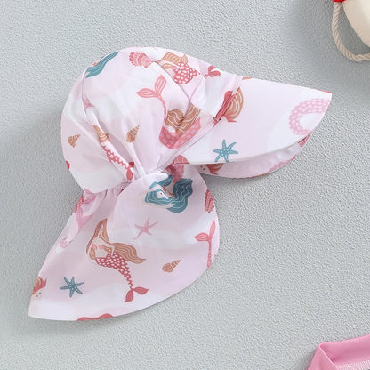 Set di costumi da bagno della bambina 