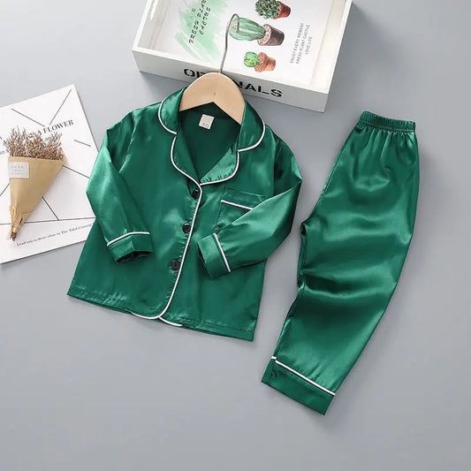 Pajama satinado para niños