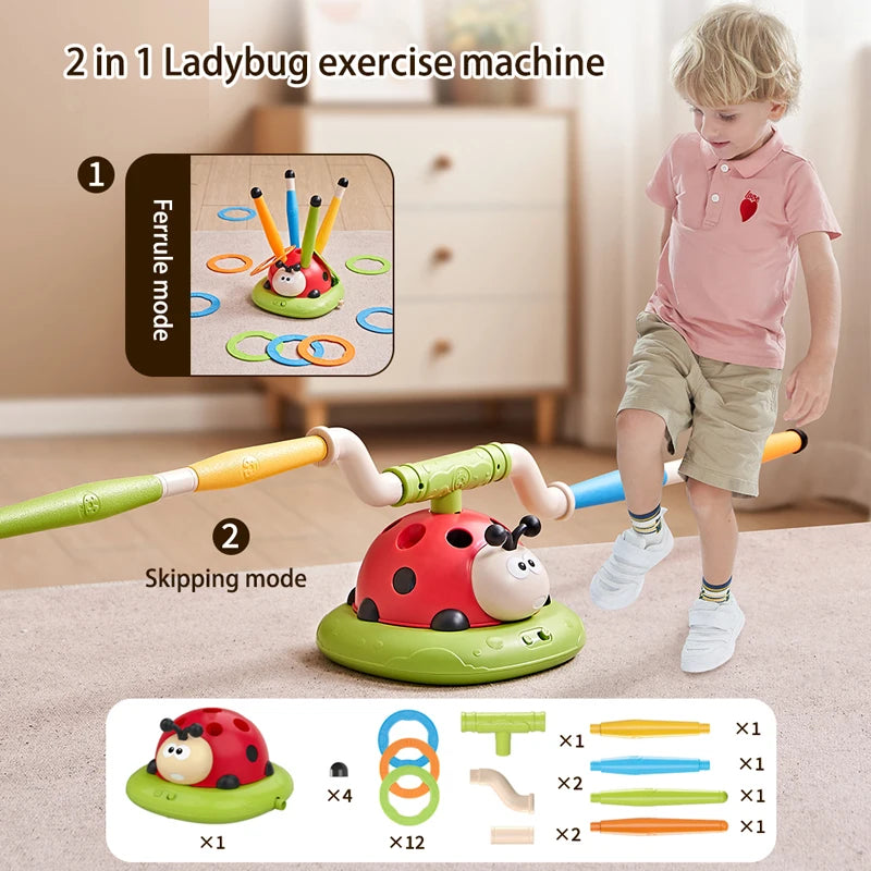 Macchina per esercizi di coccinella 3 in 1