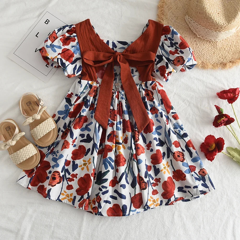 Cherry Red Gingham Dress