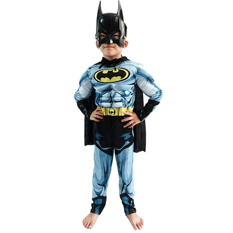 Disfraz muscular de superhéroes Batman
