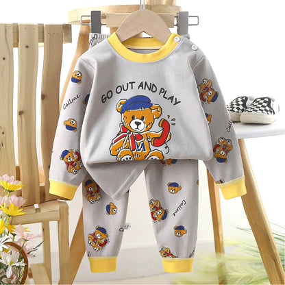 Juego de pijama divertido de construcción