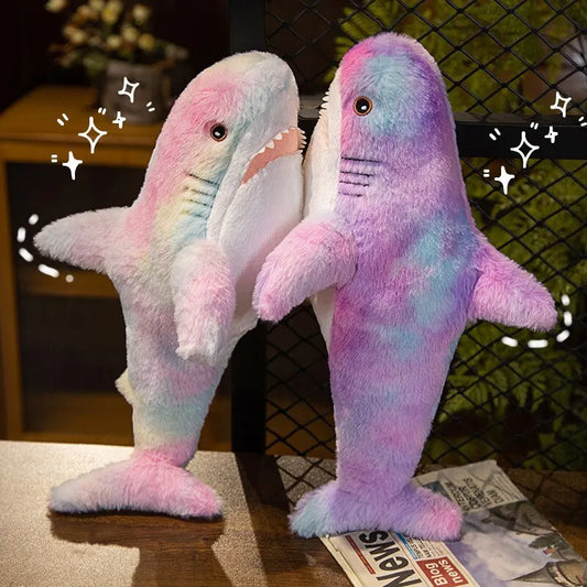 Rainbow Shark Plush Toy 