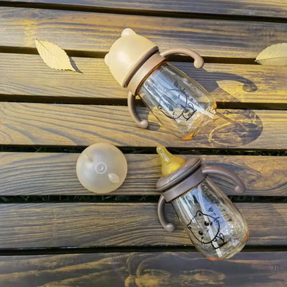 Cat Design Baby Straw Cup