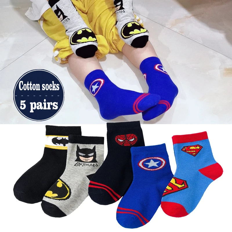 Set di calzini per bambini dell'eroe