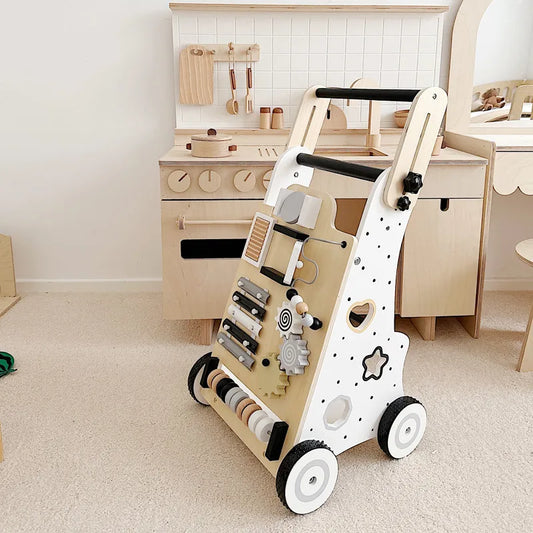 Wooden Multi-Functional Baby Walker