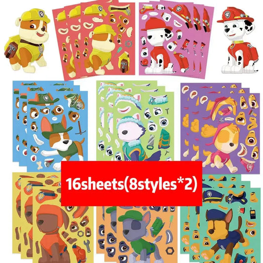 Set de pegatinas de bricolaje de la aventura de la pata