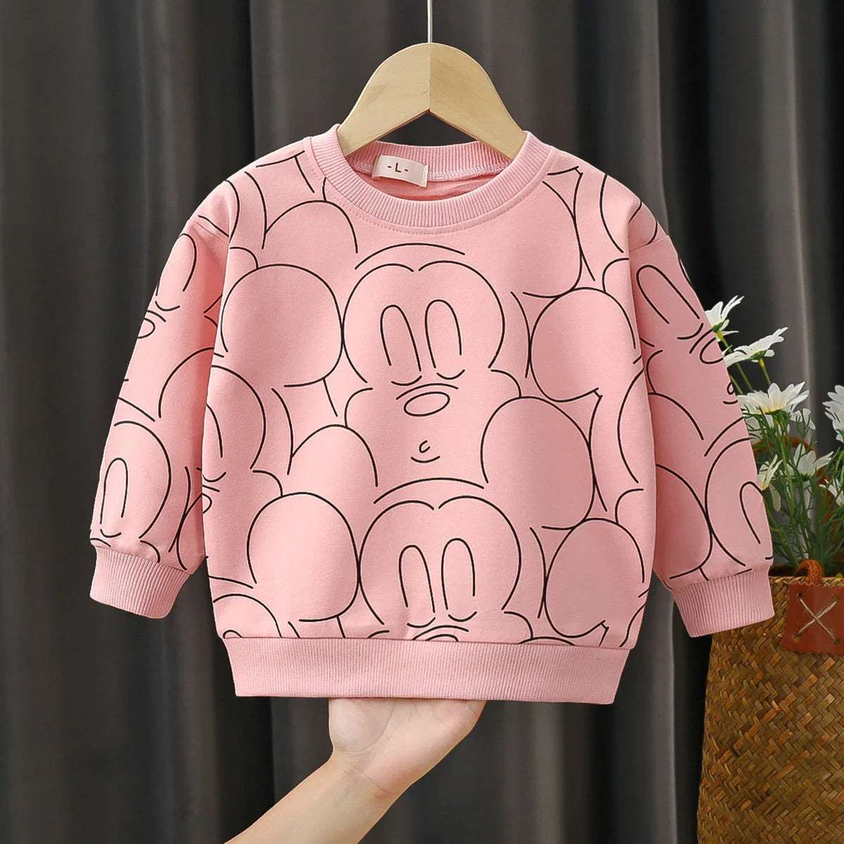 Disney Mickey Long Sleeve Felpa 