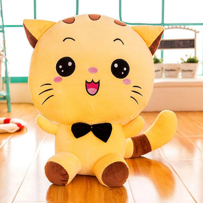 Grande peluche con gatto con papillon 