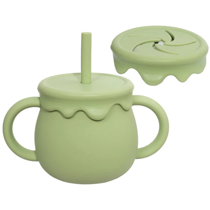 Colección de taza colorida con patrocinio de olas