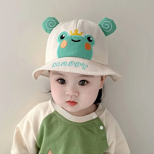 Cappello da secchio da bambino orso 3d