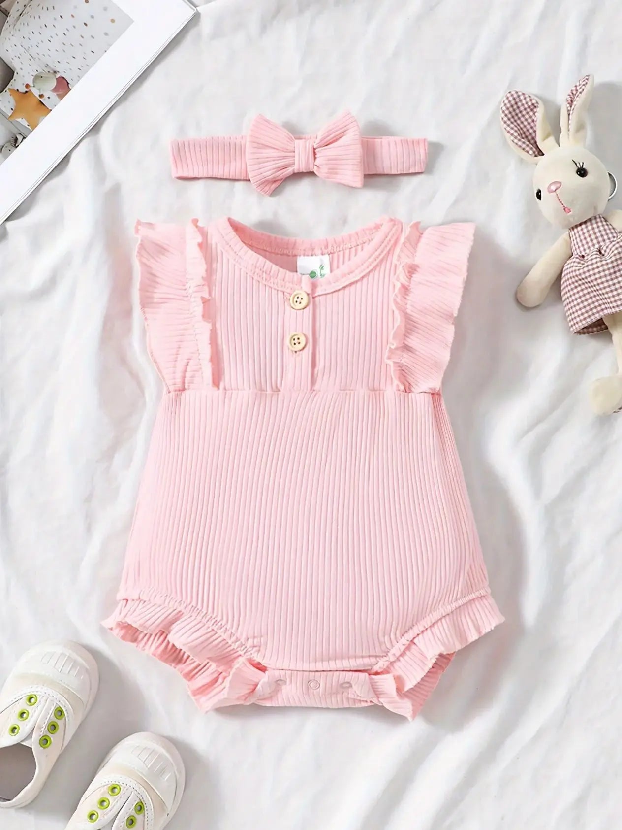 Set di pagliaccette rosa blossom