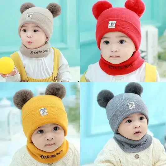 Set di baby winter hat e collo più calmo 