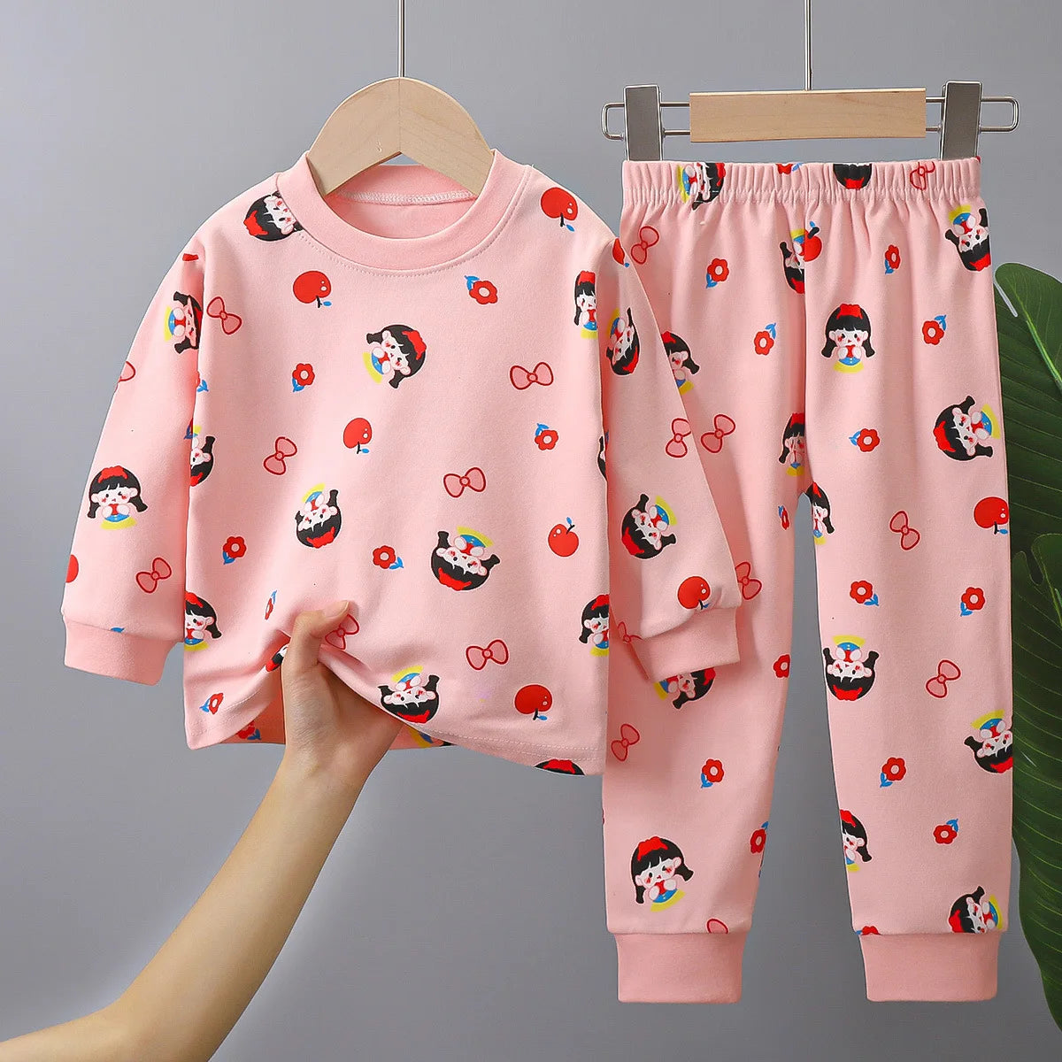 Set de pijama festivo de Santa & Tree
